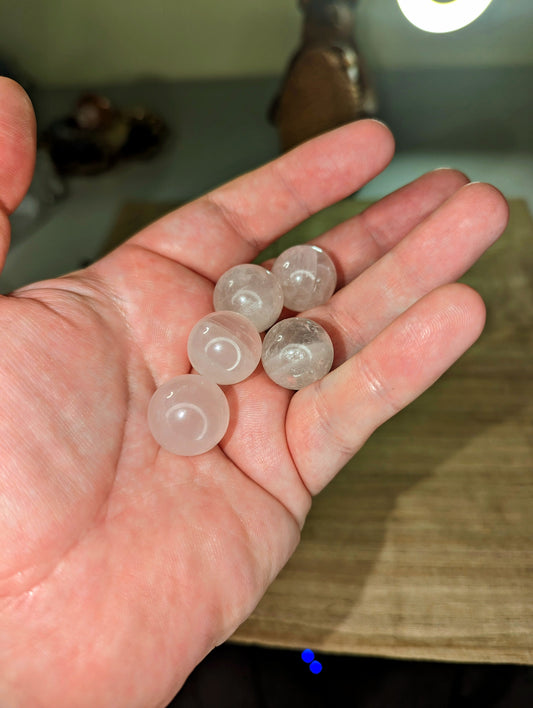 Mini Rose Quartz Sphere