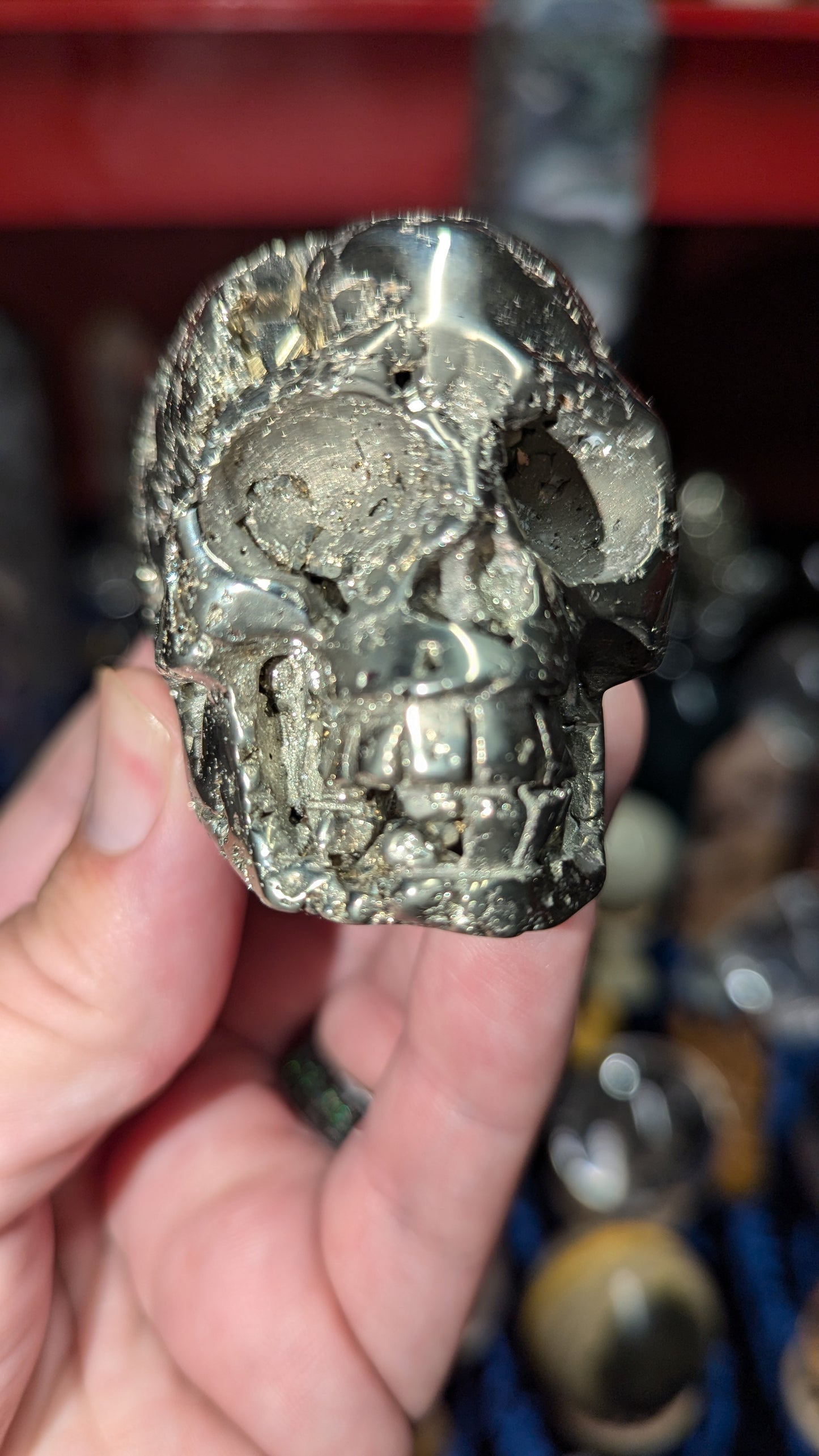 Pyrite Skull