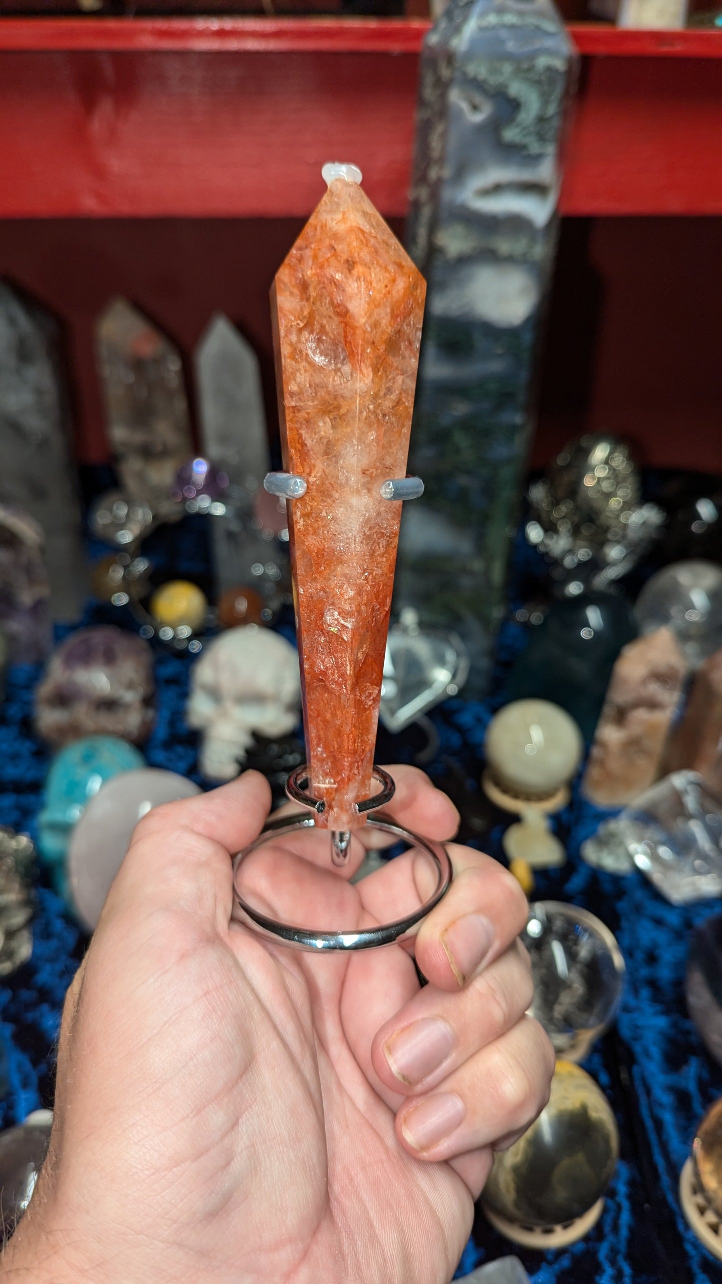 Fire Quartz Wand