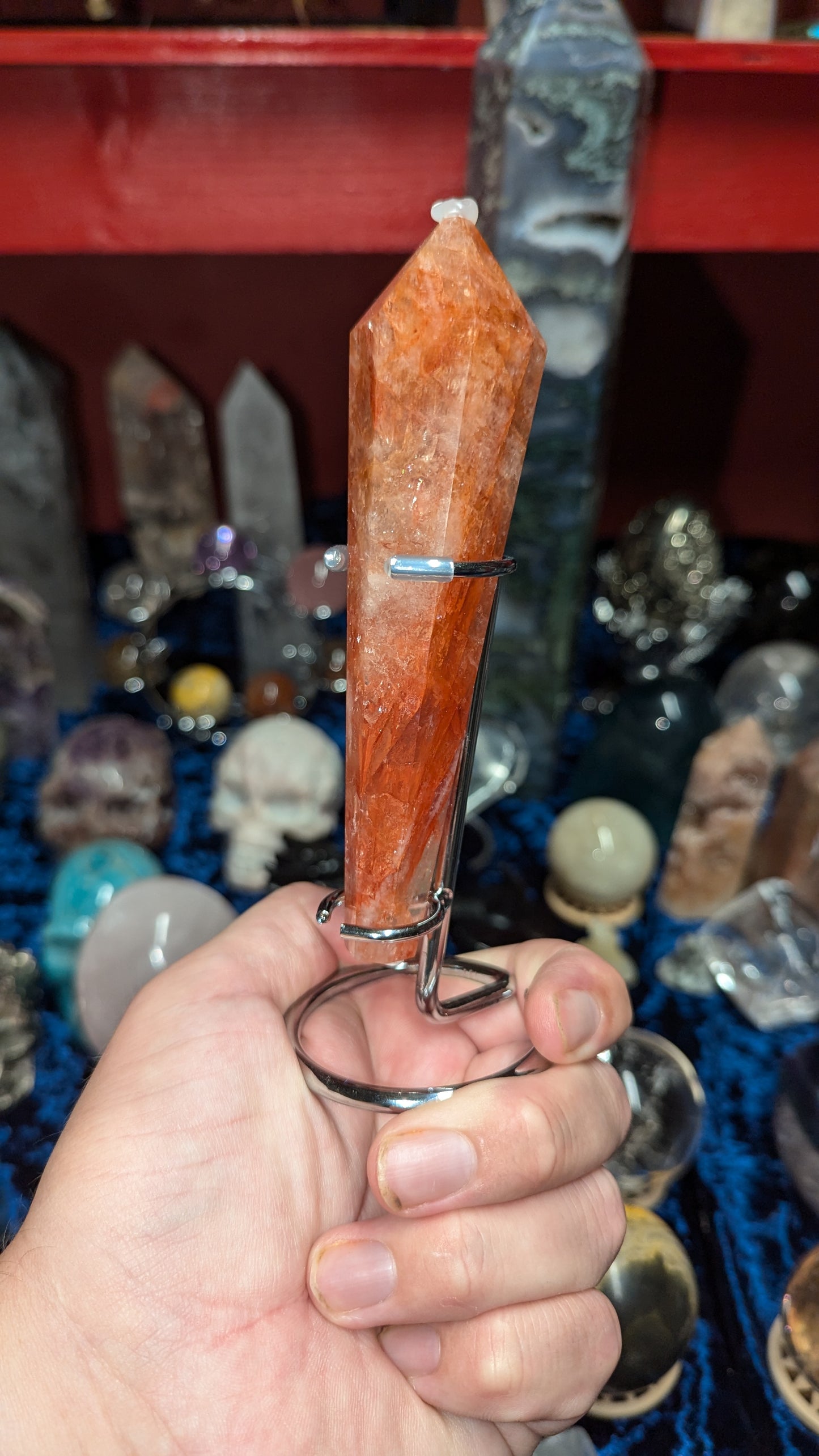 Fire Quartz Wand