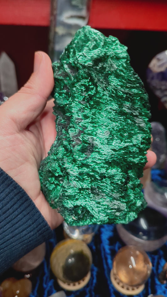 Silky velvet Malachite Specimen