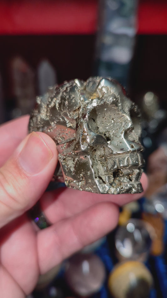 Pyrite Skull