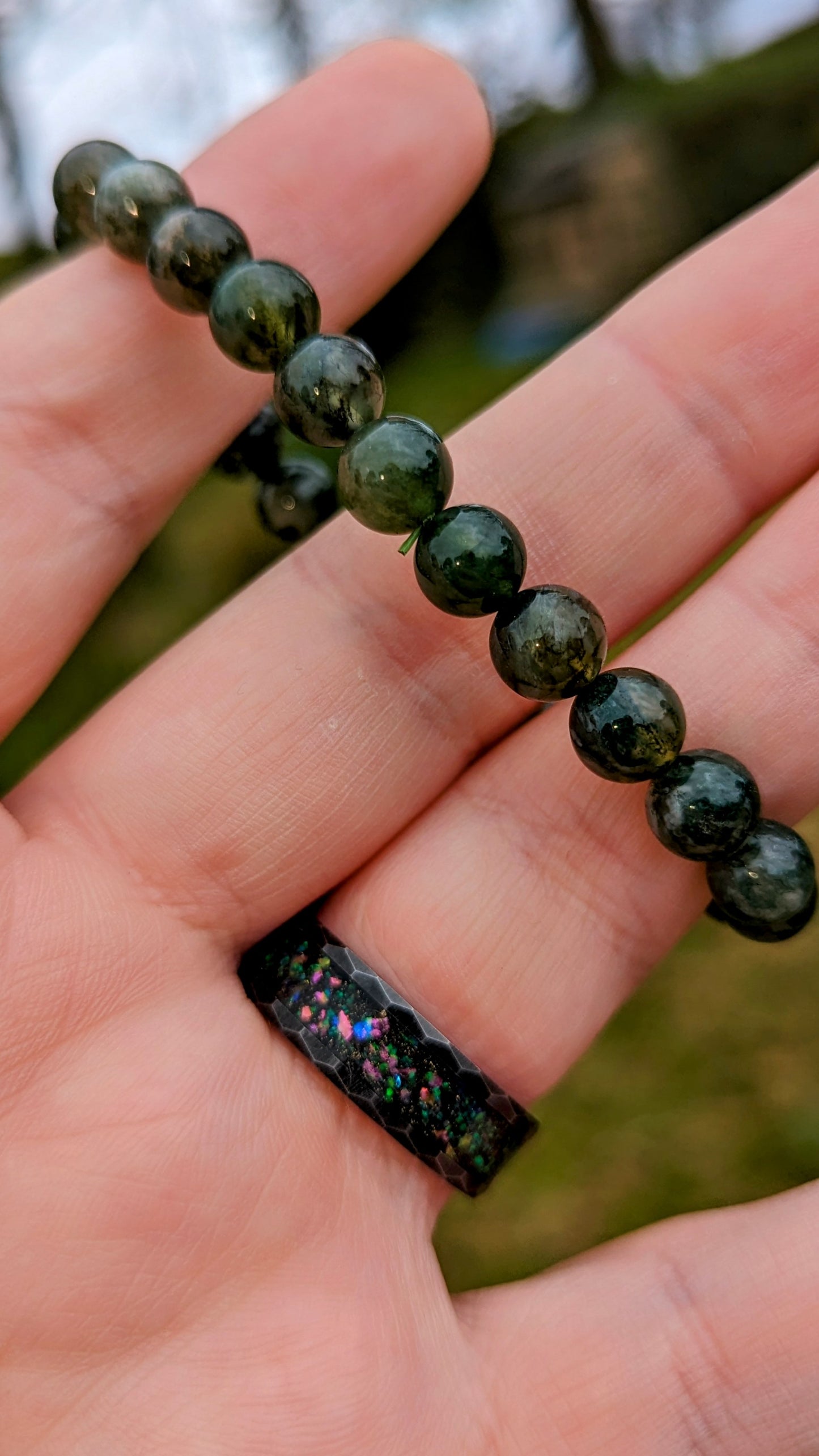 Moss Agate Bracelet