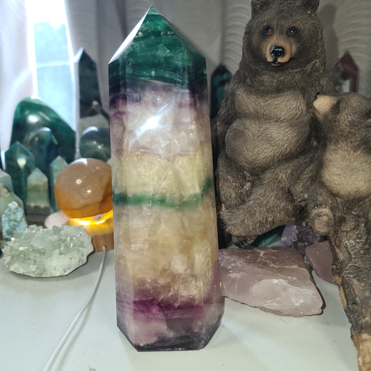 Rainbow Fluorite Tower