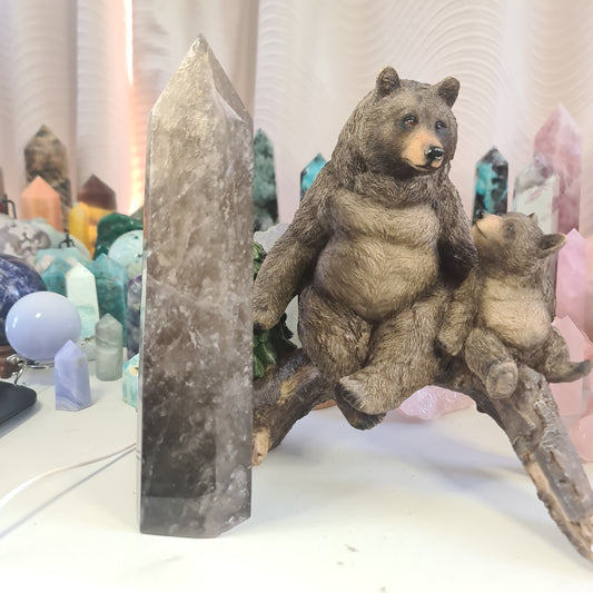 Large Smoky Quartz Tower