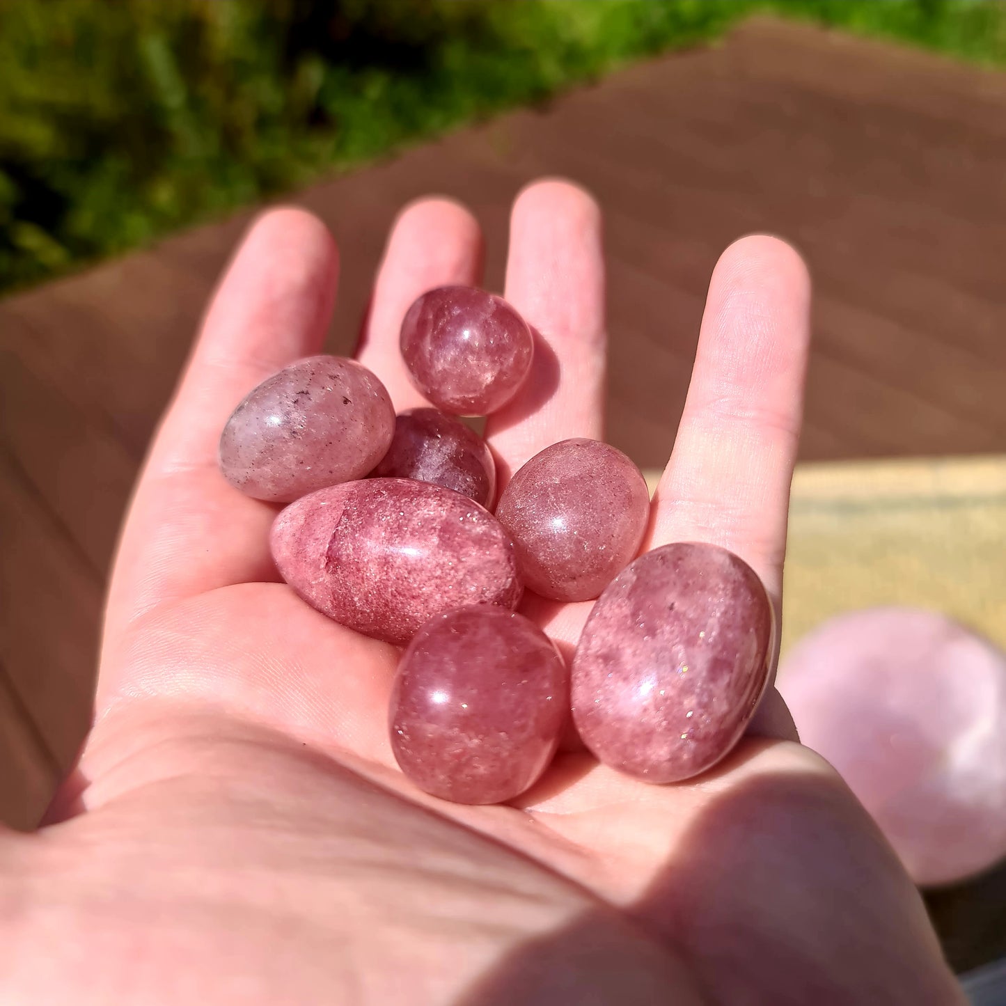 Strawberry Quartz Tumblestones