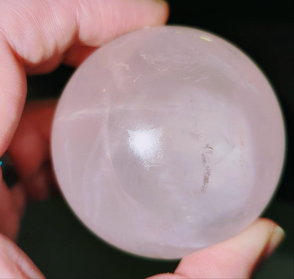 Rose Quartz with Star Sphere